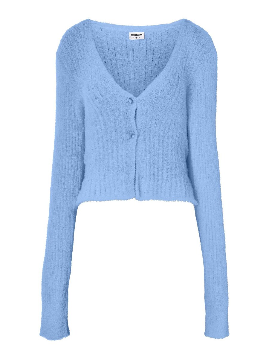 

Вязаный кардиган Noisy may Knit Cardigan Sweet, небесно-синий