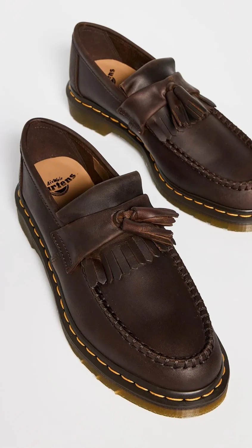 Лоферы Dr. Martens Adrian Slip-On, темно-коричневый — фото 4