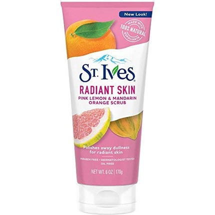 

Even & Bright Scrub 6 унций Розовый лимон и апельсин 2 упаковки St Ives