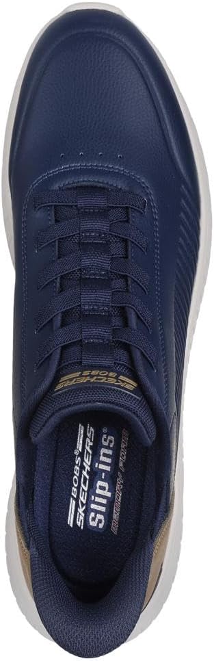 Мужские кроссовки Skechers Squad Chaos - слайпоны на резинке, темно-синий — фото 2