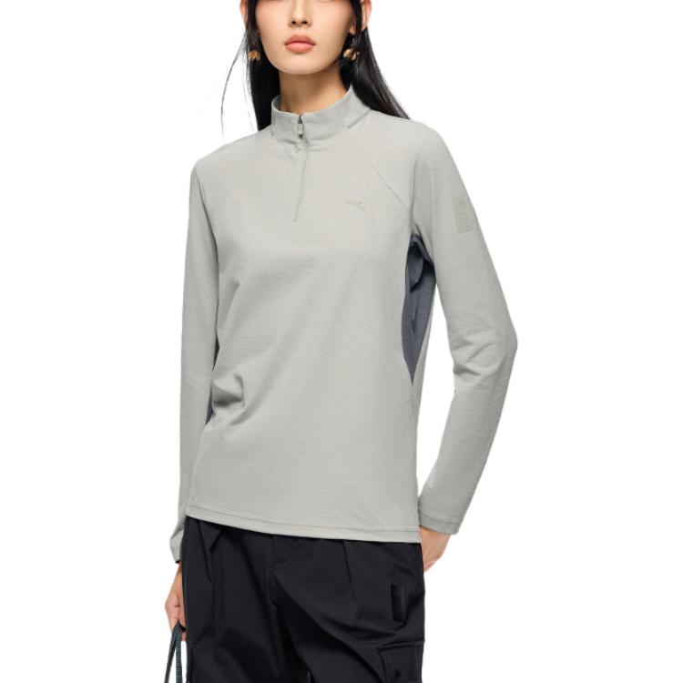 

ANTA Футболка Outdoor Collection женская Pearlescent Gray, Белый, ANTA Футболка Outdoor Collection женская Pearlescent Gray