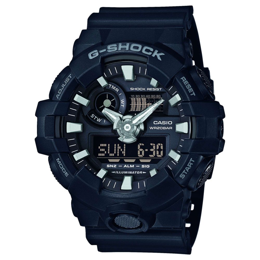 

Часы из черной смолы Casio
