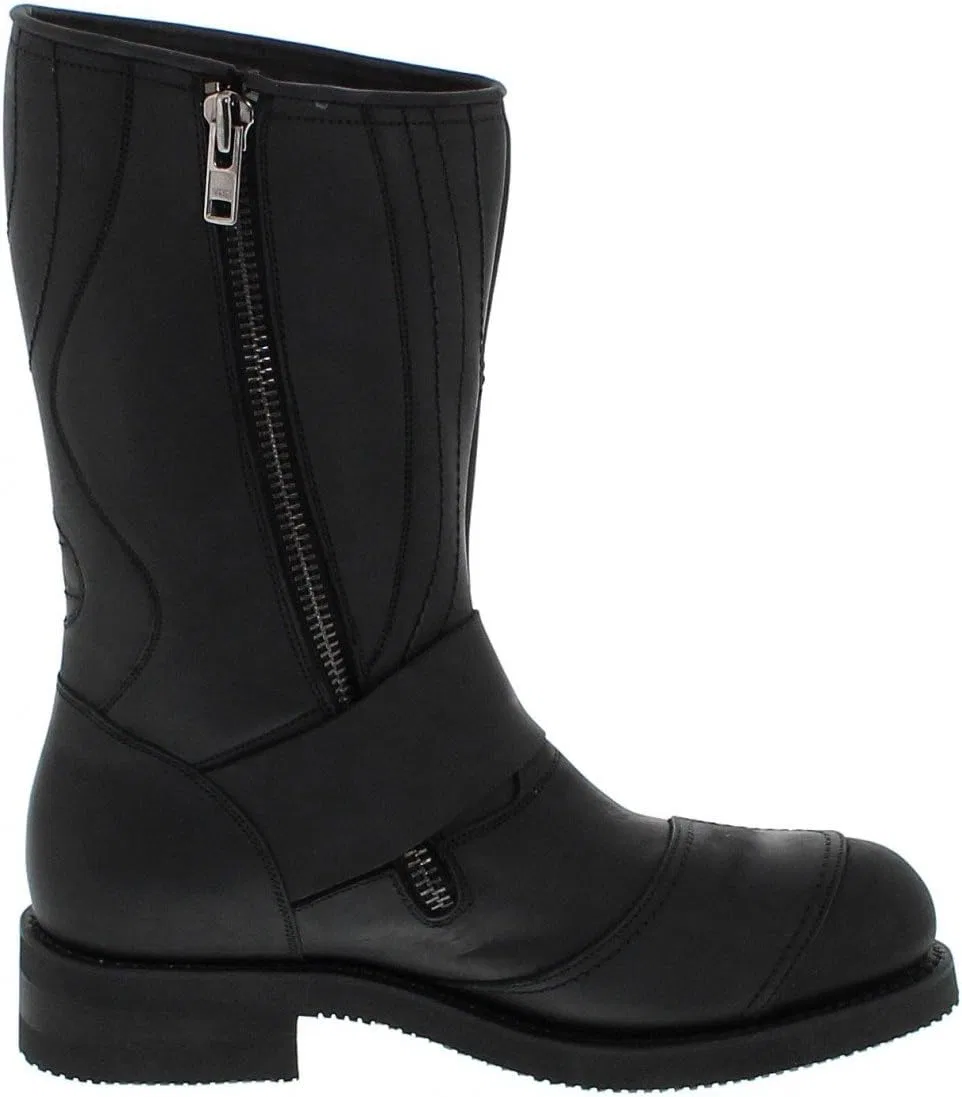 Mayura Boots Мотоциклетные ботинки Mayura, модель 1594, унисекс, кожаные, со стальным носком, черные — фото 3