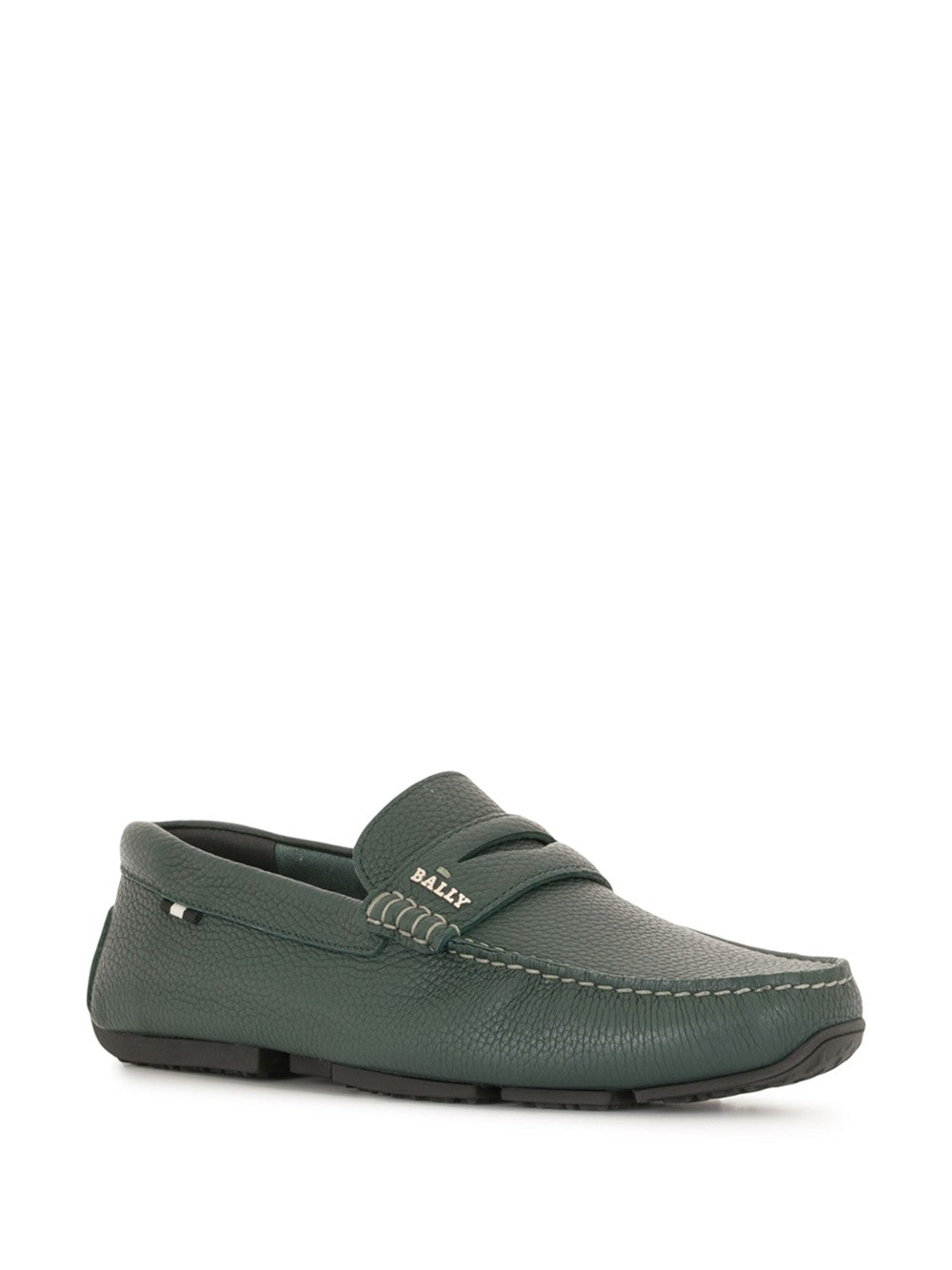 

Bally Pavel 6234456 Мужские Лоферы из дубленой зернистой кожи, серый