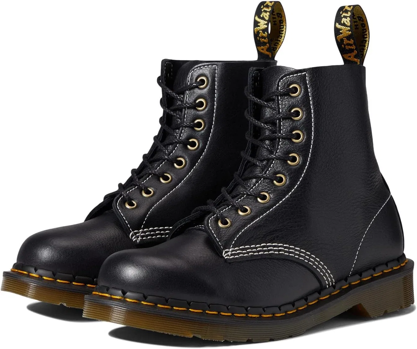 Ботинки Dr. Martens 1460 Pascal Kudu Classic, произведено в Англии, артикул 27361001, черные