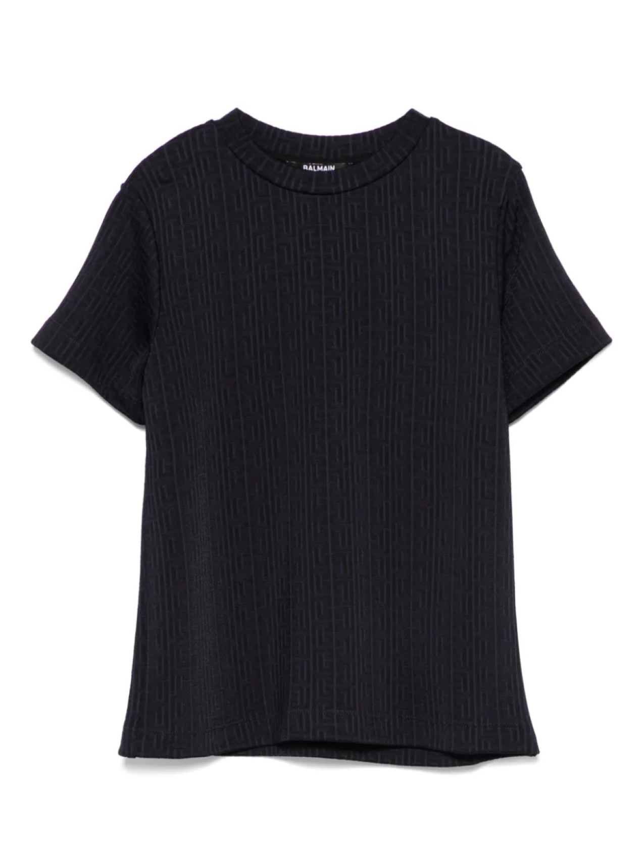 

Balmain Kids футболка с монограммой, синий