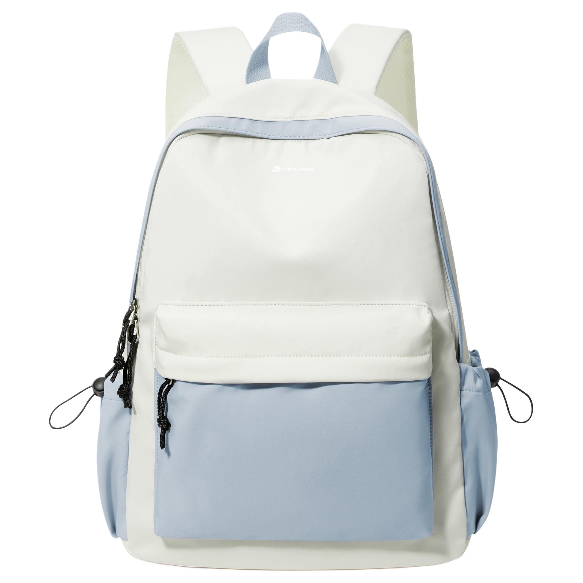 

ALPINE PRO Тканевый рюкзак для ноутбука унисекс бело-зеленый, White Blue