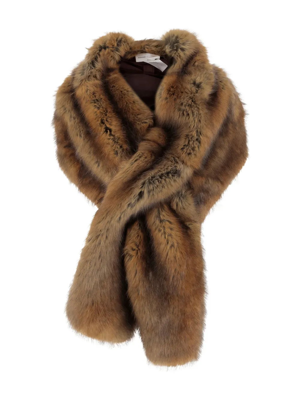 

Шаль из искусственного меха Niccolò Pasqualetti, коричневый
