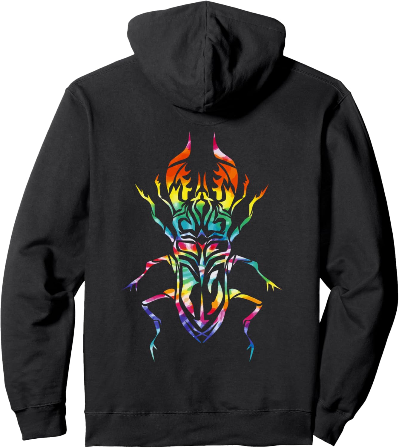 

Худи Dye Quagata Aesthetic Lucanus Lucanidae Schroter Bug Hobby, черный