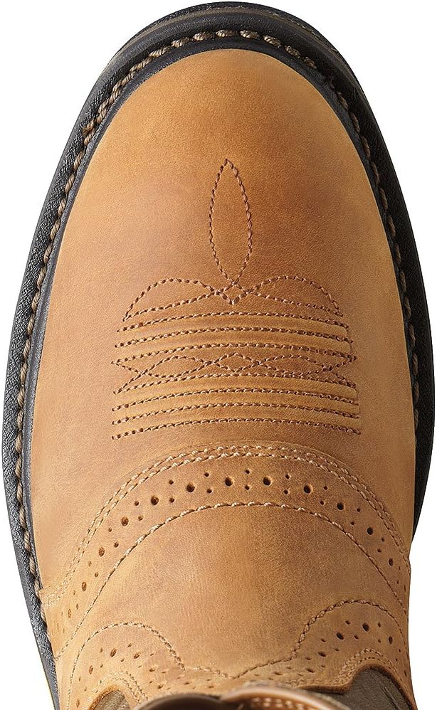 Мужские ботинки ARIAT Workhog Wellington с водонепроницаемым композитным носком, зеленый — фото 3