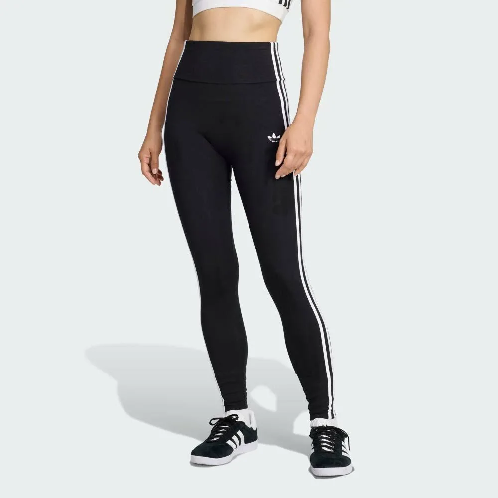 Леггинсы Adidas с тремя полосками Adidas, black