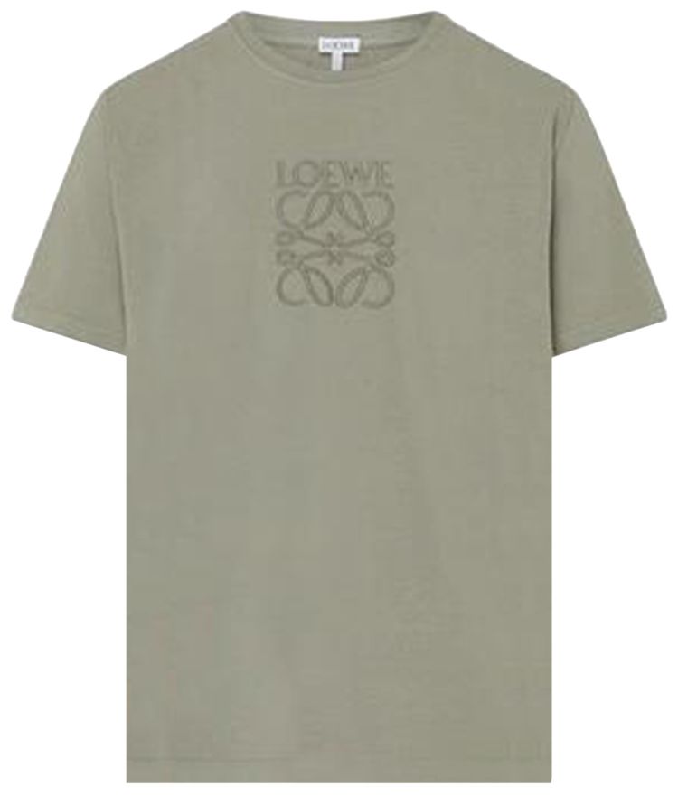 

Футболка Loewe Relaxed Fit T-Shirt 'Khaki Green', зеленый