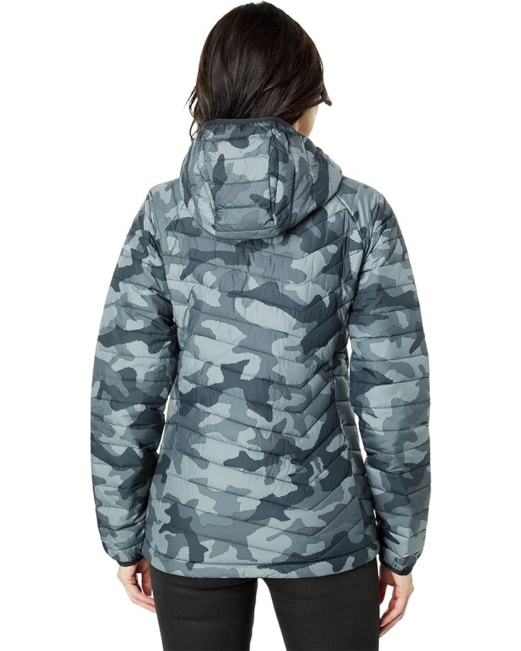 

Куртка Columbia Powder Lite Hooded Jacket, цвет Black Trad Camo Print