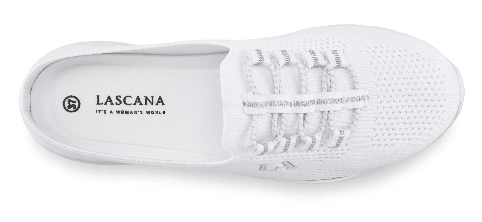 Слипоны LASCANA ACTIVE, для надевания, сверхлегкие, сабо, сабо, обувь для отдыха VEGAN, белый — фото 4