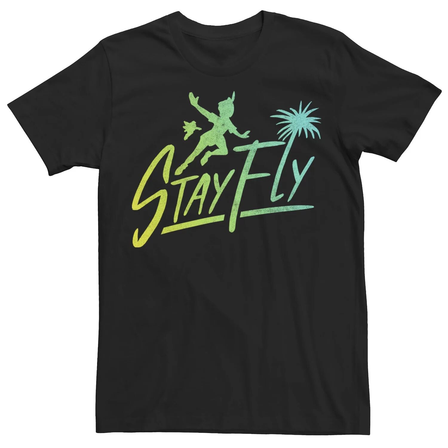

Мужская футболка с градиентным силуэтом «Питер Пэн Stay Fly» Disney