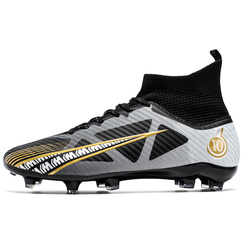 

BIANSULONG Унисекс футбольные бутсы низкие черно-золотые Black Gold Turf, цвет Black Gold Turf