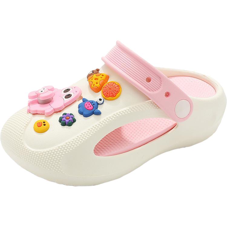 

Сандалии детские, противоскользящие, износостойкие FIRS Kids, белый/розовый