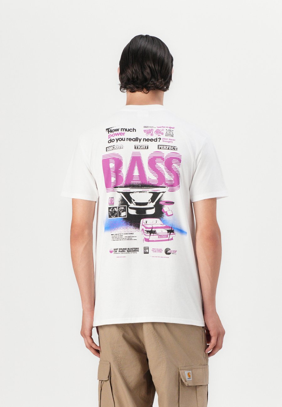

Футболка HUF BASS POWER TEE UNISEX, White