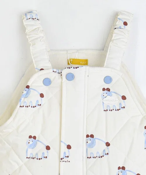 Комбинезон-ползунки Big Bear Padded Jump Suit moimoln белый — фото 3