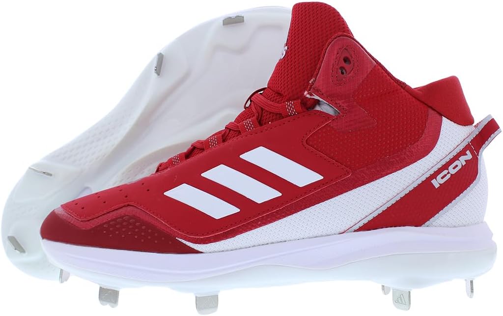 

Мужские бейсбольные кроссовки Adidas Icon 7 Mid, белый/красный