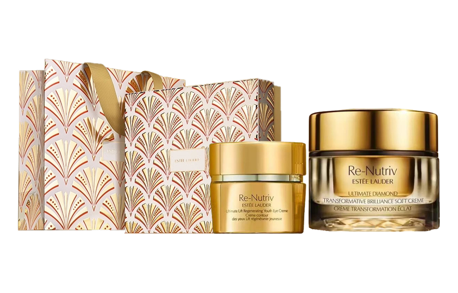 

ESTEE LAUDER Yashilandai 2024 рождественский лимитированный набор White Gold Box для ухода за кожей: лифтинг, увлажнение, восстановление 15мл+30мл