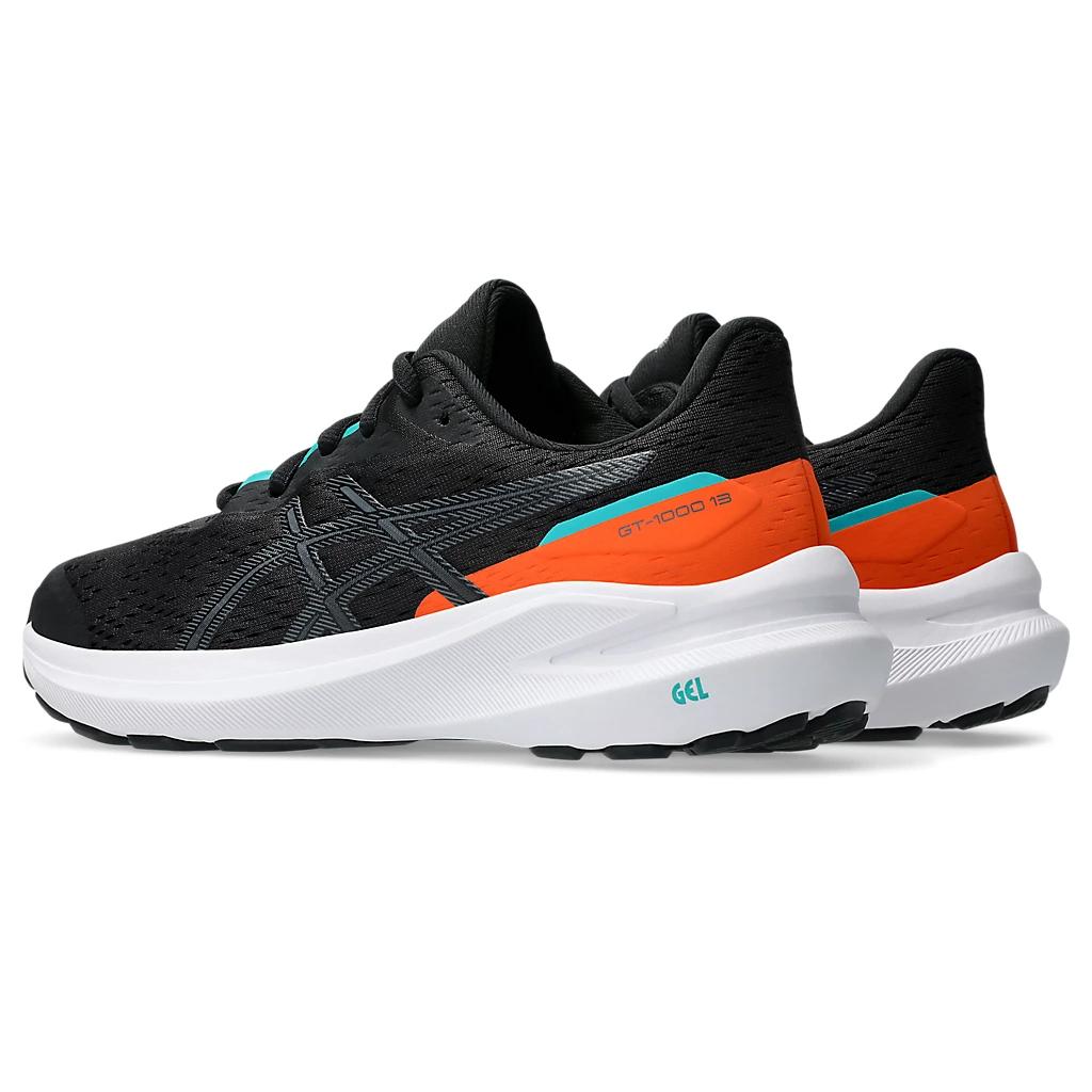 Gt-1000 13 износостойкие низкие детские тренировочные ботинки black/carbon kids' ASICS, черный/Carbon — фото 4
