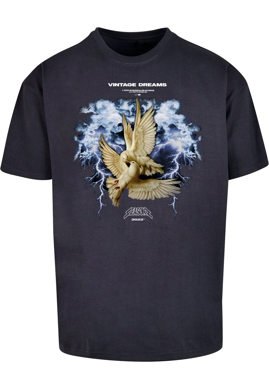 

Классическая футболка MJ Gonzales Shirt Vintage Dreams, темно-синий/светло-синий