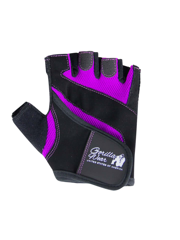 

Кожаные перчатки Gorilla Wear Fitness-Handschuhe für Damen - Schwarz/Violett