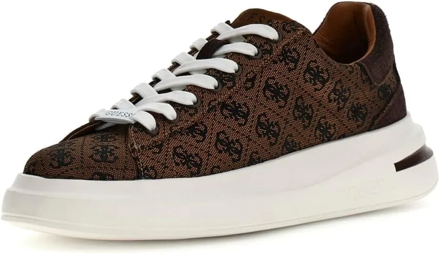 Мужские низкие кроссовки GUESS Elba Cupsole, коричневый