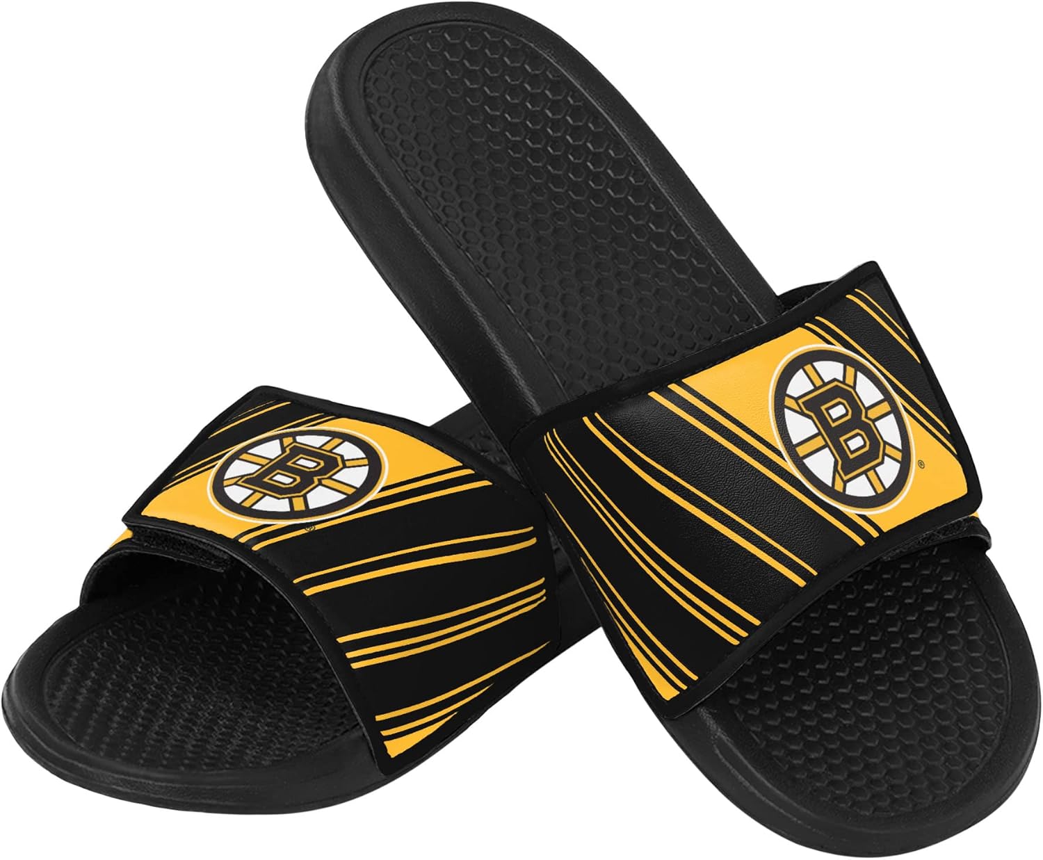 

Мужские спортивные шлепанцы FOCO с логотипом команды NHL, Boston Bruins Team Color