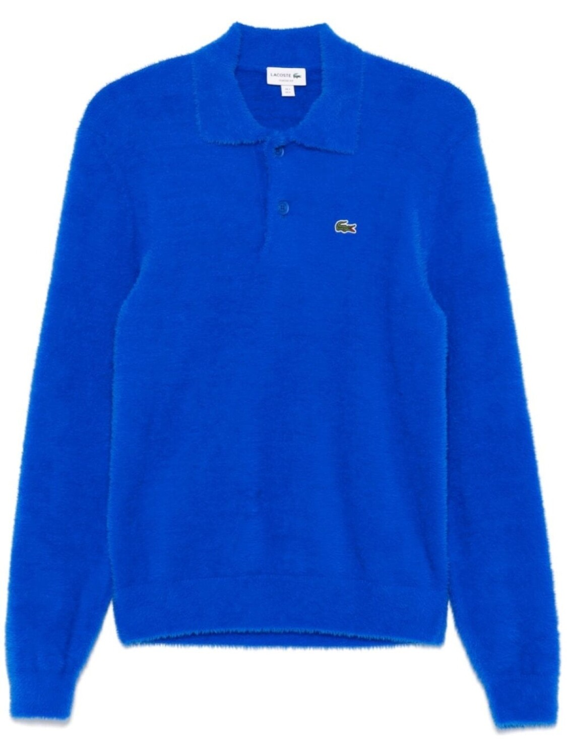 

Рубашка поло из искусственного меха Lacoste, синий