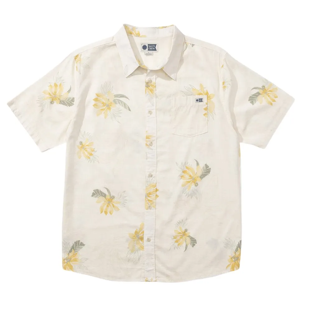 

Рубашка с коротким рукавом Salty Crew Bloomin woven, бежевый