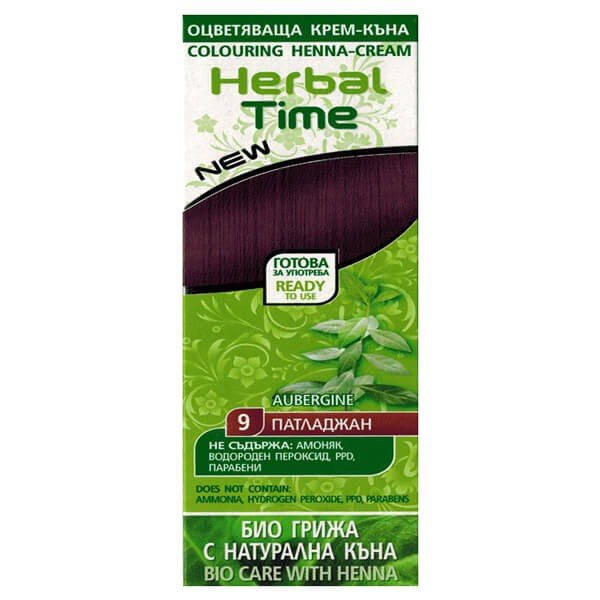

Herbal Time, Натуральная хна, Баклажан, 75 мл