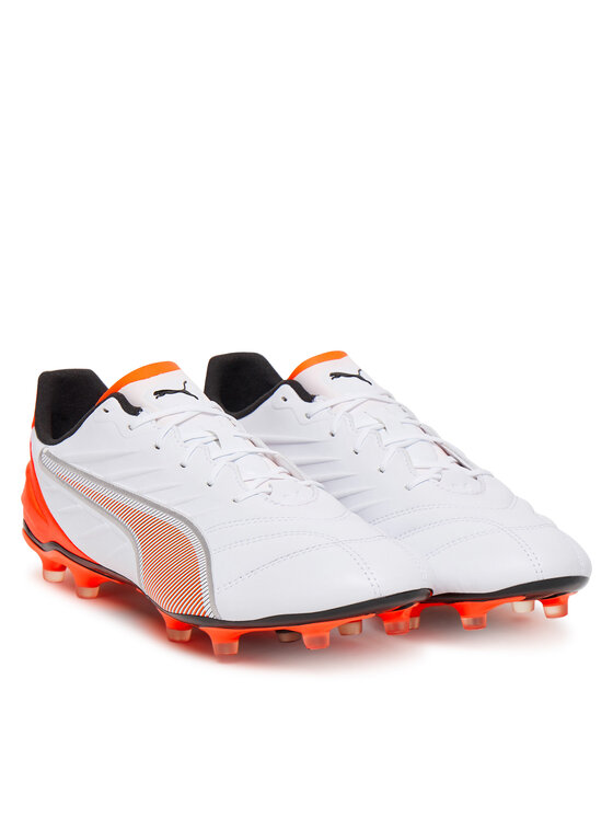 Футбольные бутсы King Pro Fg/Ag 108828 01 Puma, белый — фото 2