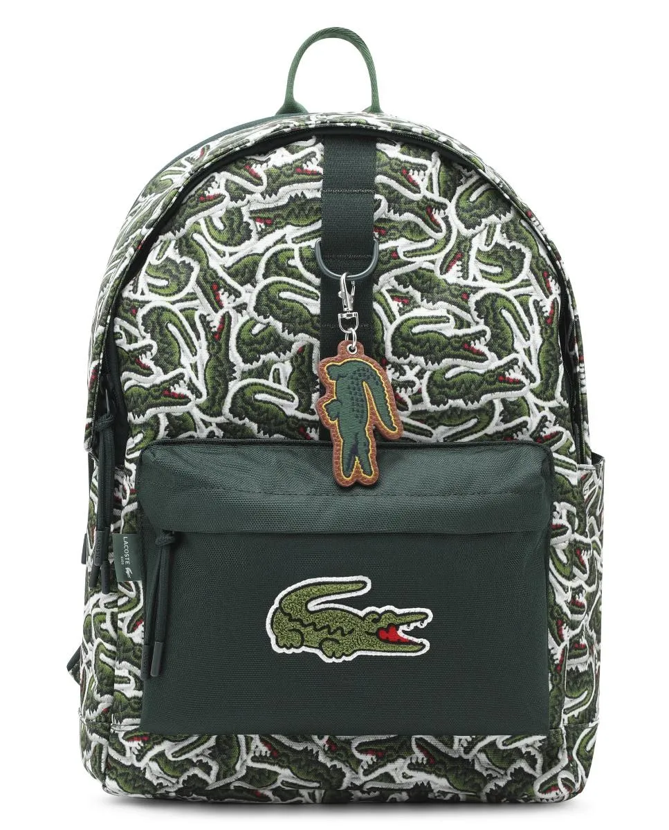 

Рюкзак с принтом Core унисекс Lacoste, зеленый