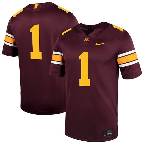 

Мужская мароновая футболка Minnesota Golden Gophers Untouchable Nike