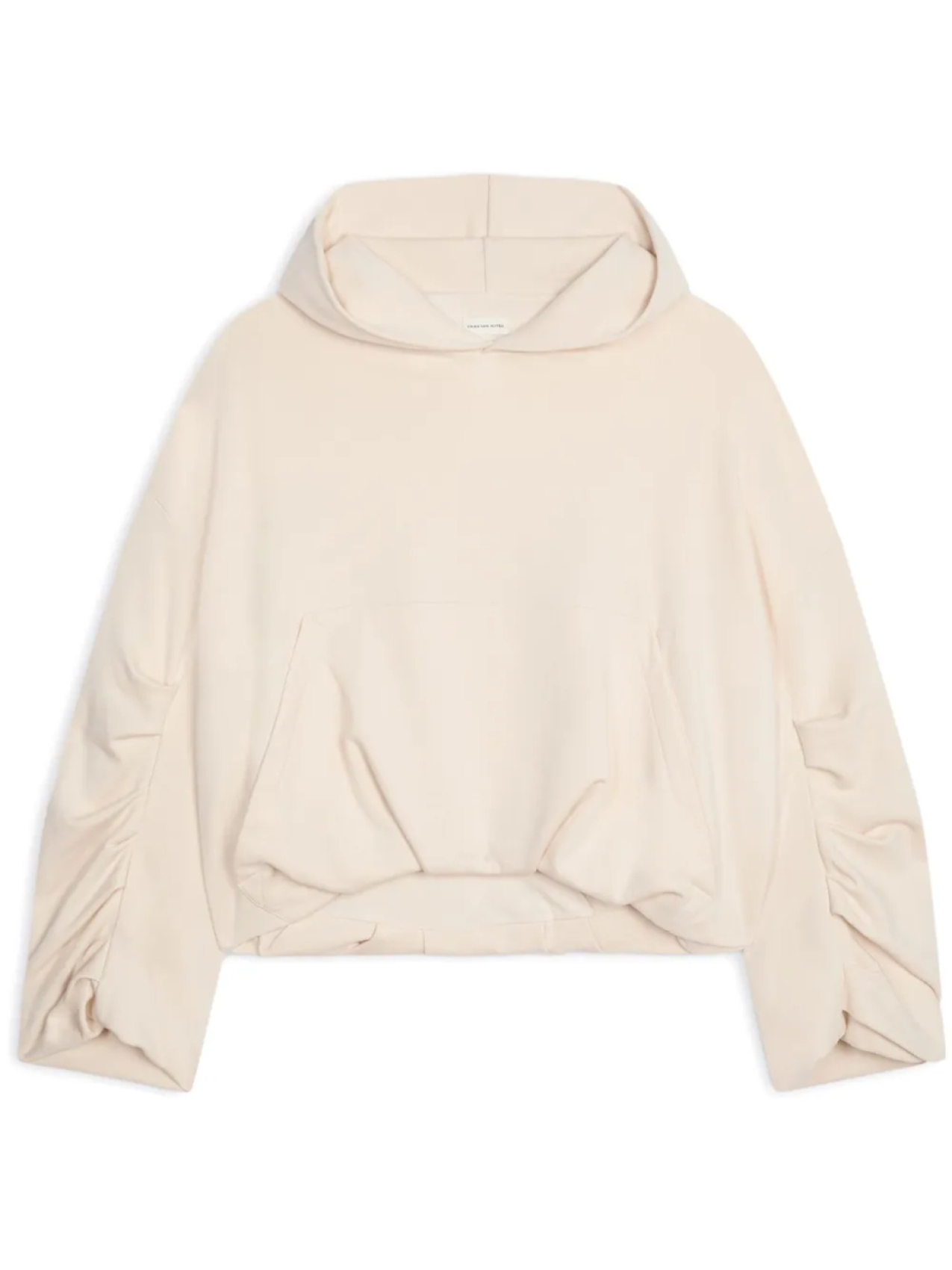

DRIES VAN NOTEN худи с драпировкой, белый