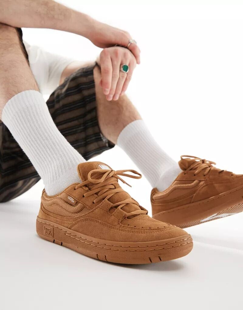 

Светло-коричневые массивные кроссовки Vans Speed, Коричневый, Светло-коричневые массивные кроссовки Vans Speed