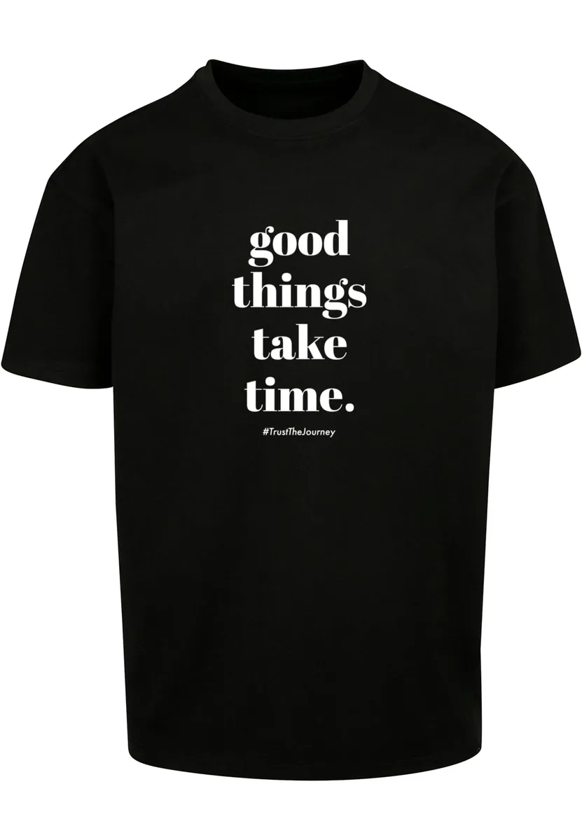 

Футболка Merchcode "Мужская футболка Mercchcode Good Things Take Time Heavy Oversize ", черный