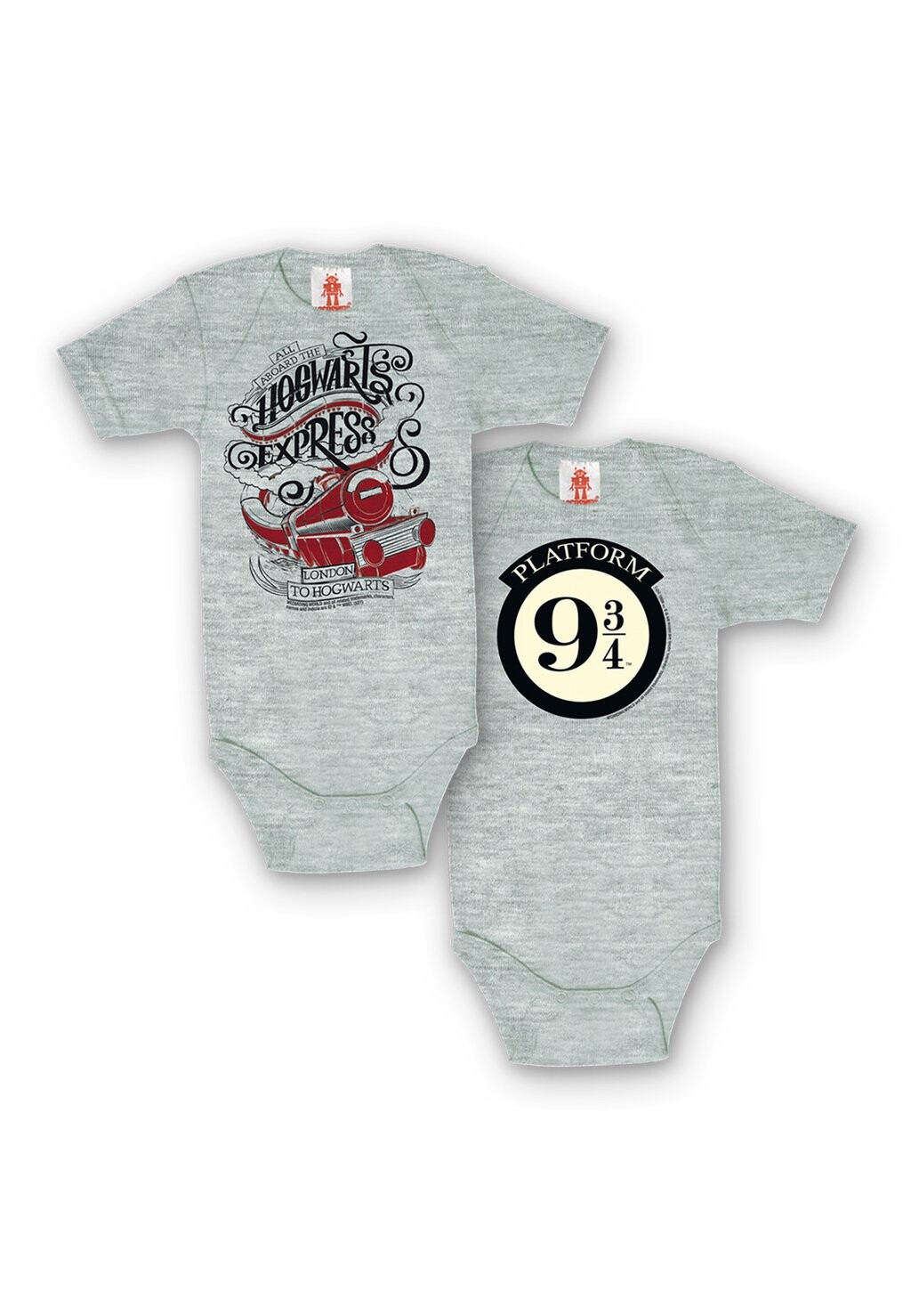 

Боди 2 PACK HARRY POTTER HOGWARTS EXPRESS LOGOSHIRT, цвет grau meliert