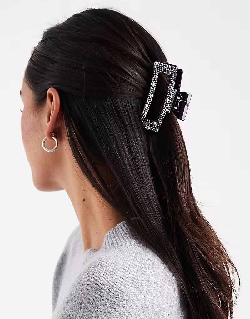 

Заколка-краб для волос со стразами, разноцветная Accessorize, мультиколор