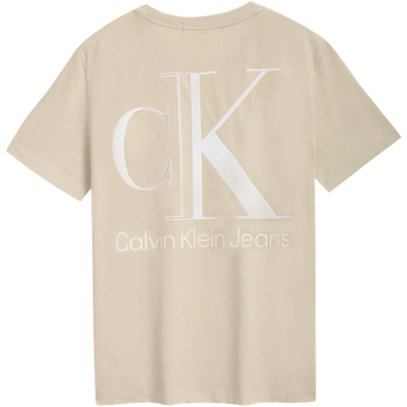 Футболка унисекс экрю Calvin Klein — фото 3