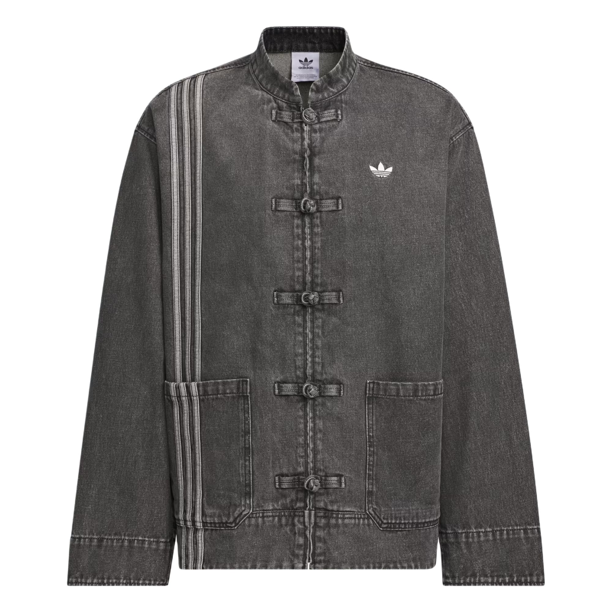 

Джинсовая куртка CTT Japan Version Unisex Adidas Originals, medium черный denim