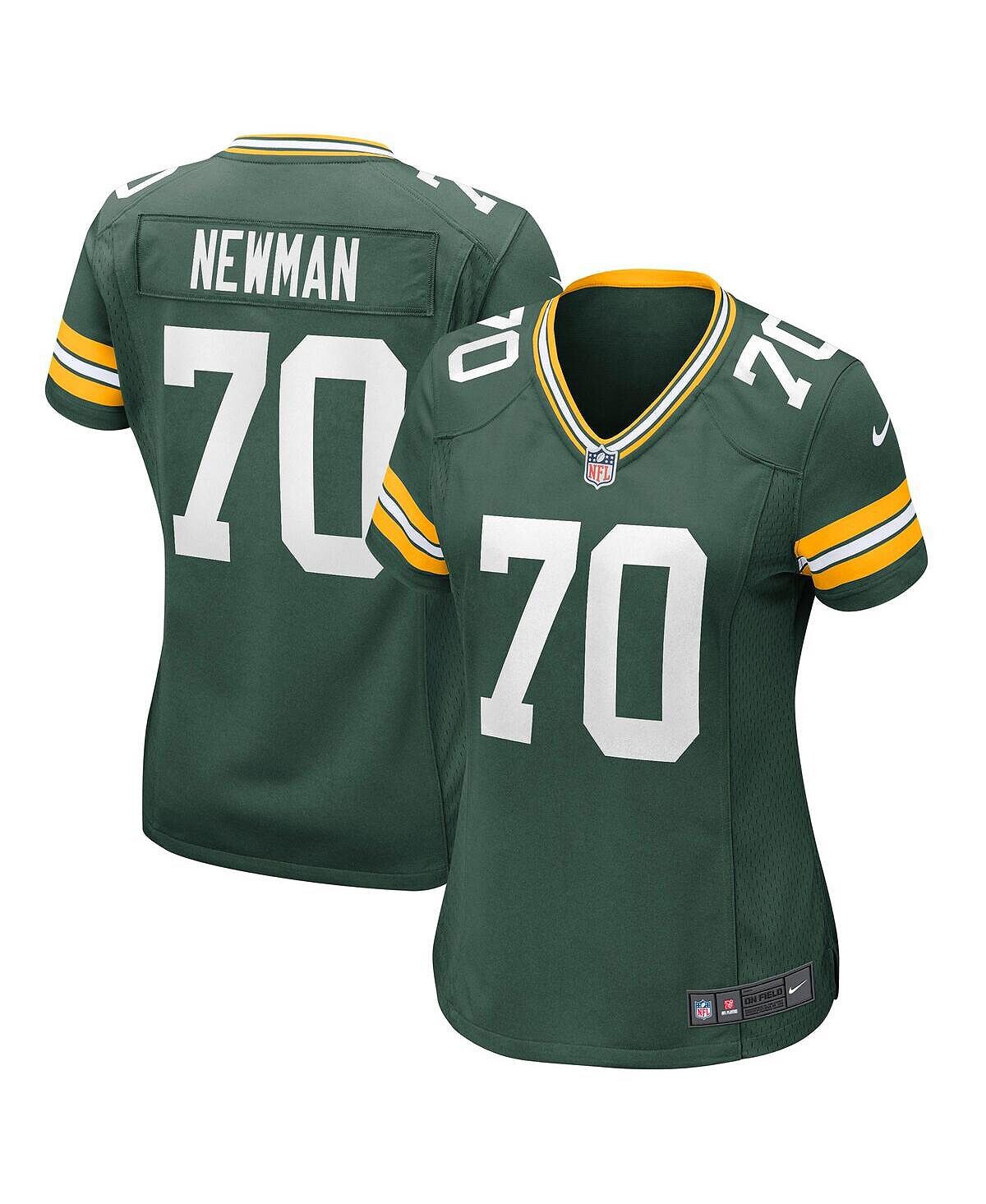 

Женское игровое джерси Royce Newman Green Green Bay Packers Nike, зеленый
