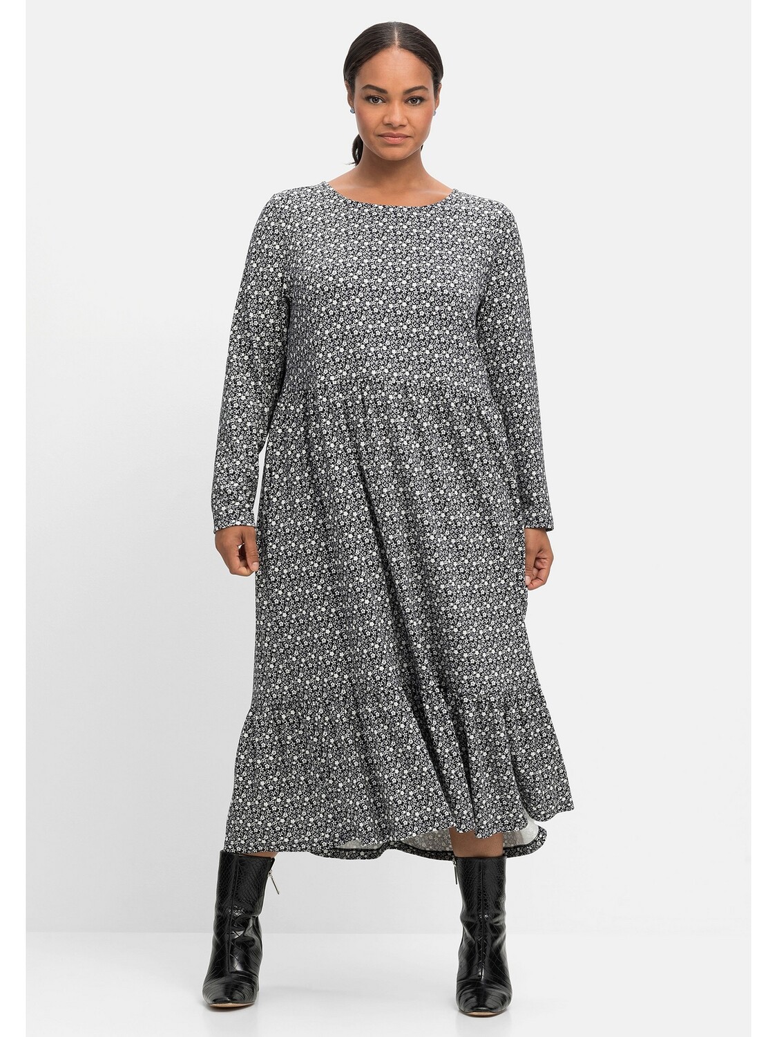 

Платье sheego Shirt, черный