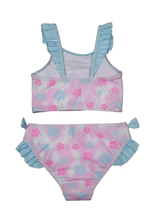 Бикини disney lilo stitch mit rüschen schleifen zweiteiler schwimmanzug bikini Disney, Rosa/Blau — фото 2