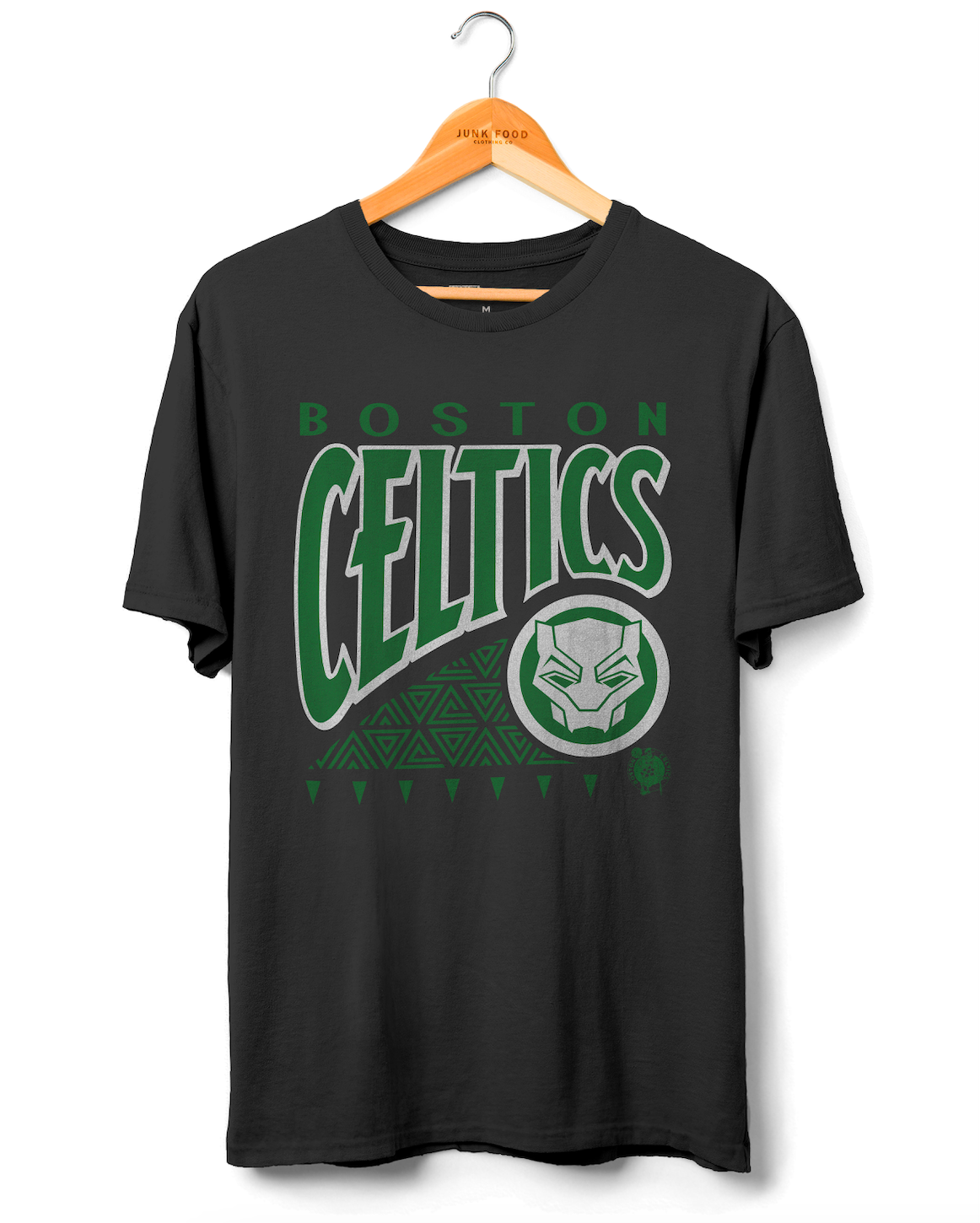 

Футболка с узором Celtics Wakanda Forever Junk Food Clothing, черный