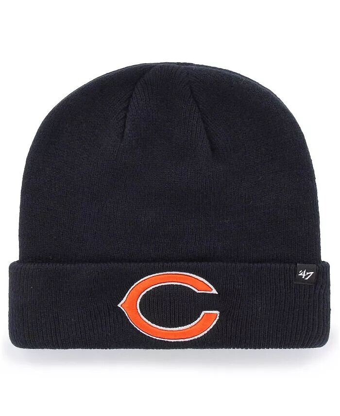 

Мужская темно-синяя вязаная шапка с манжетами '47 Chicago Bears Primary Basic '47 Brand