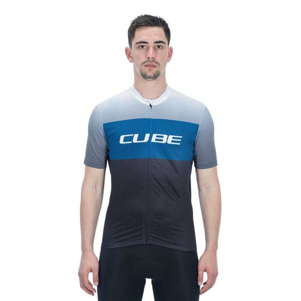 

Джерси с коротким рукавом Cube Teamline CMPT, синий