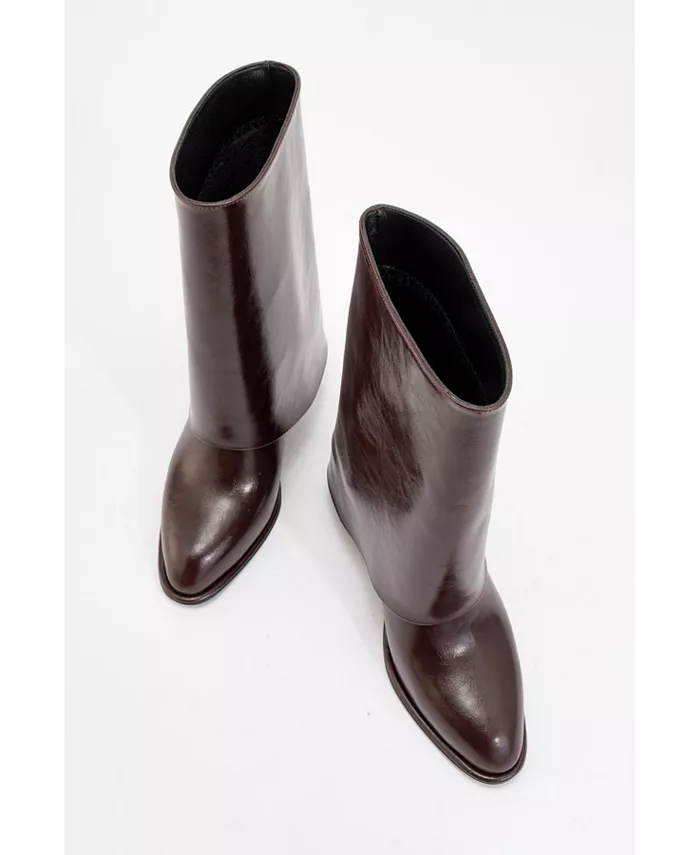 Ботинки на толстом каблуке Ellas Prologue Shoes, красный — фото 2